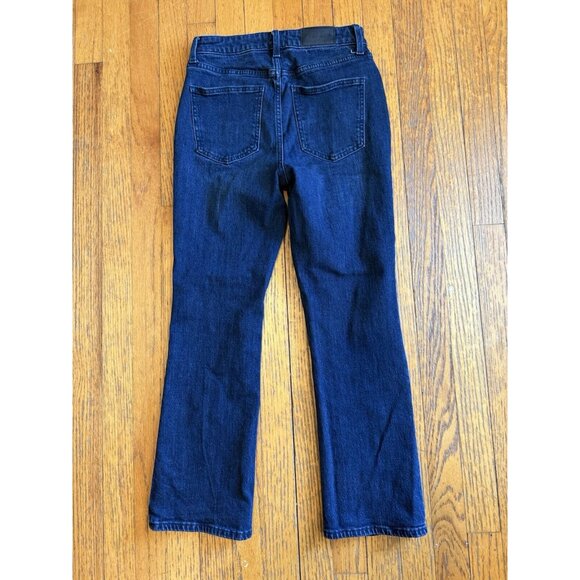 Pistola Lennon High Rise Crop Boot Cut Dark Wash Jeans Women's Size 27 - Picture 6 of 6